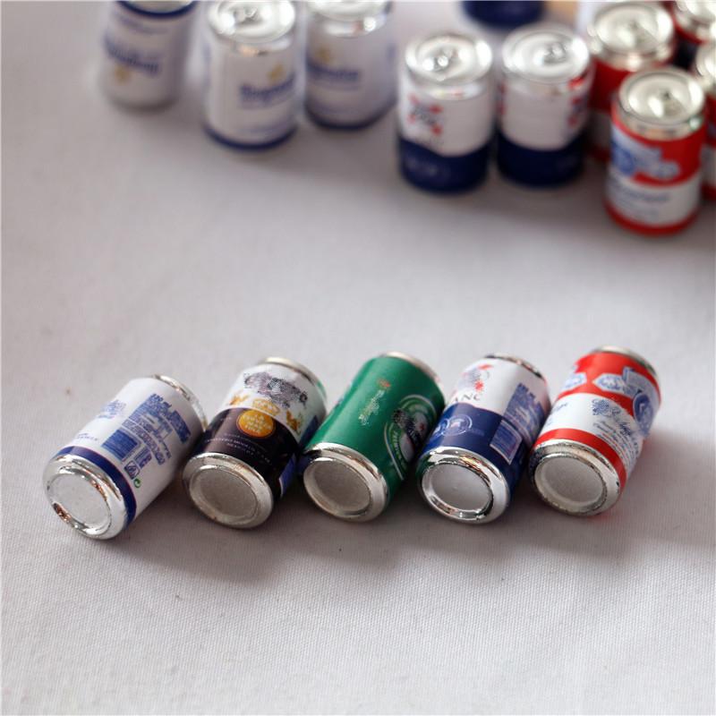 5er-Set Miniatur-Bierflaschen für 1:12 Puppenhaus Miniatur Kinderspielzeug
