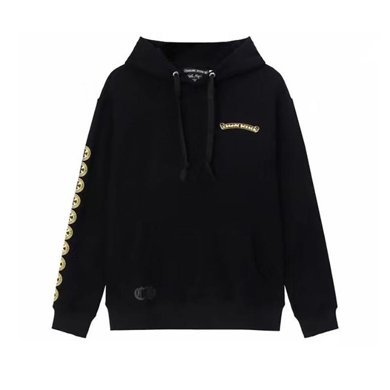 811 CHROME HEARTS 2025 Autumn and Winter New Plus Size Classic Style Logo Hooded Sweatshirt, Suitable for Couples To Wear