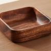 Walnut Wood Small Square Serving Bowl