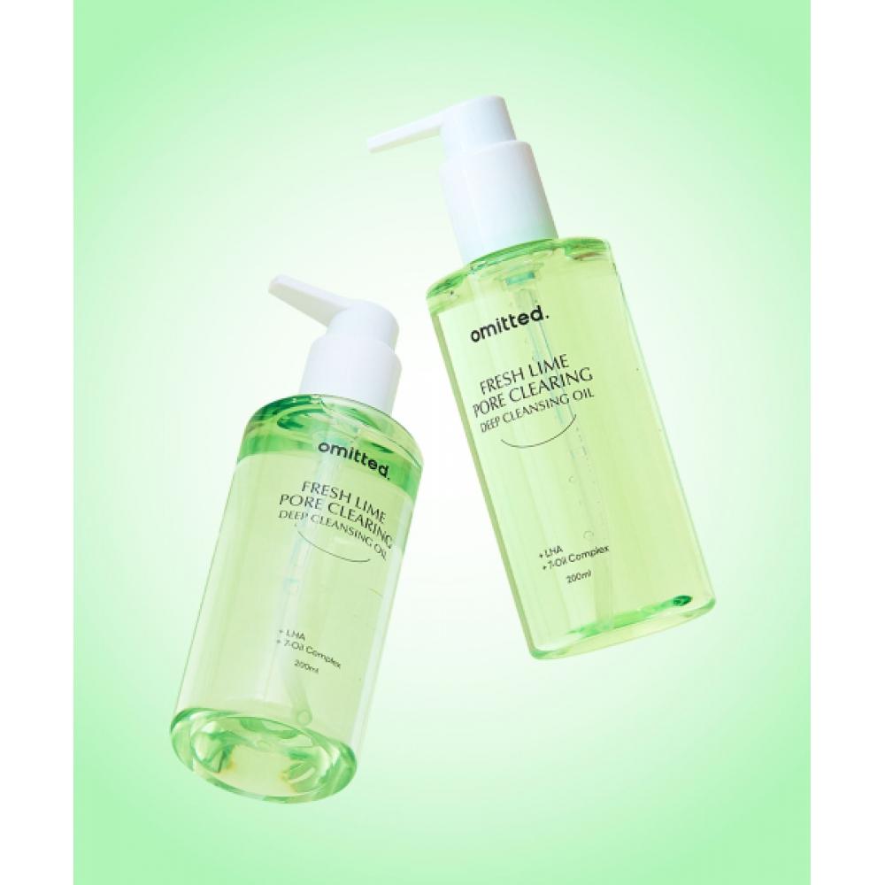 Omacile [2pack] Fresh Lime Lha Glow Deep Cleansing Oil 200ml X 2 NONE