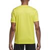 adidas T Shirts Men's Yellow Crew Neck Moderate Straight Fit CW7085