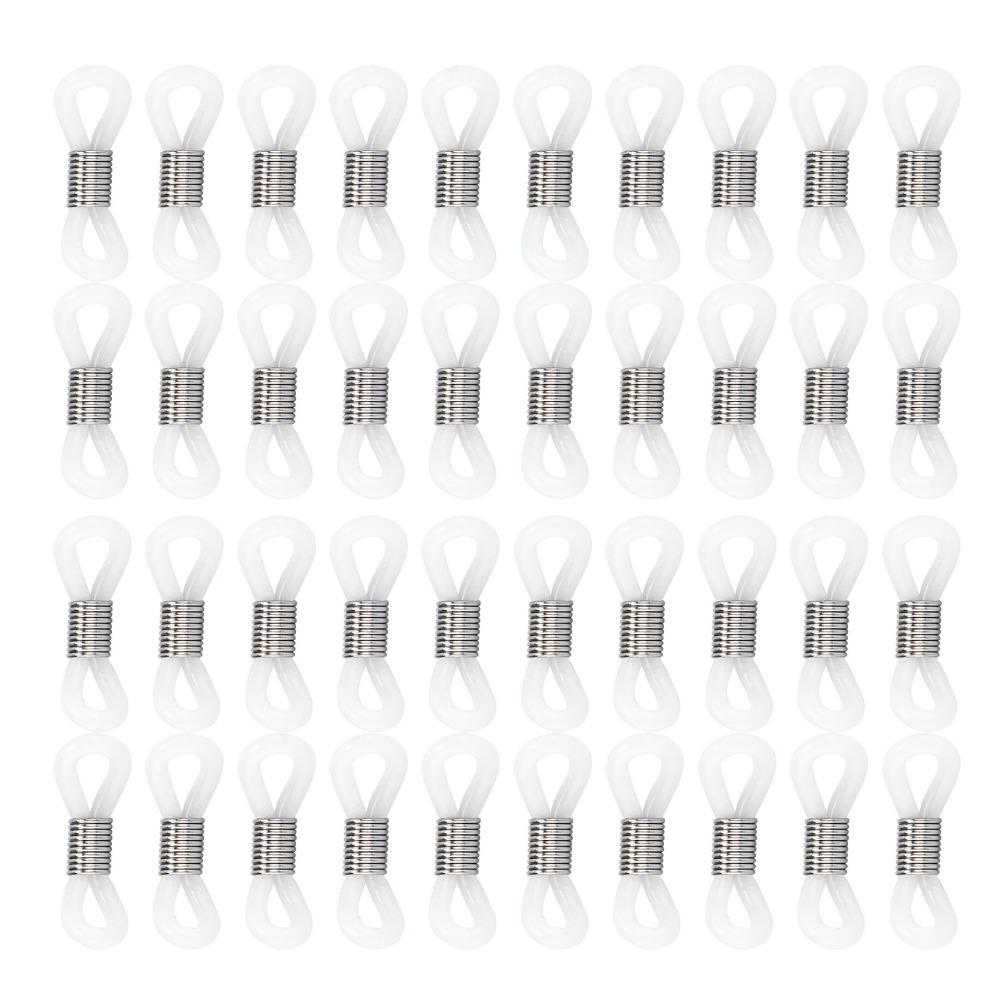 40pcs Comfortable Eyeglass Chain Ends Durable Glass Strap Holders  Eye Glasses Holders
