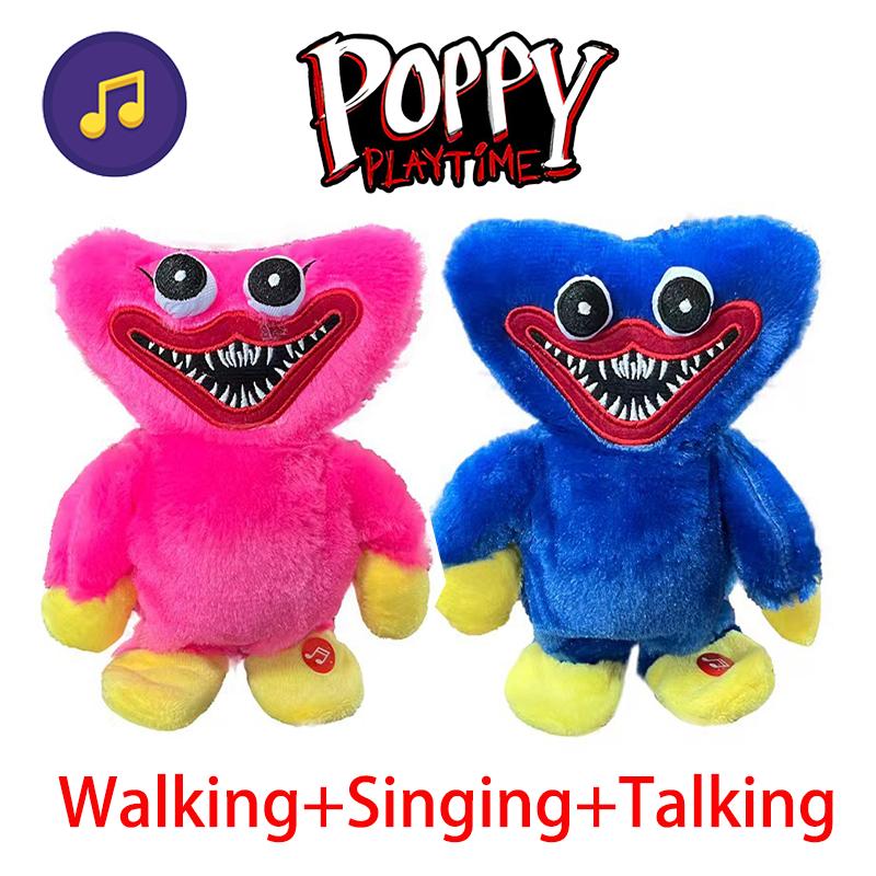 Huggy Playtime Poppy Wuggy Singing Plush Toy Talking Walking Stuffed Kids Doll