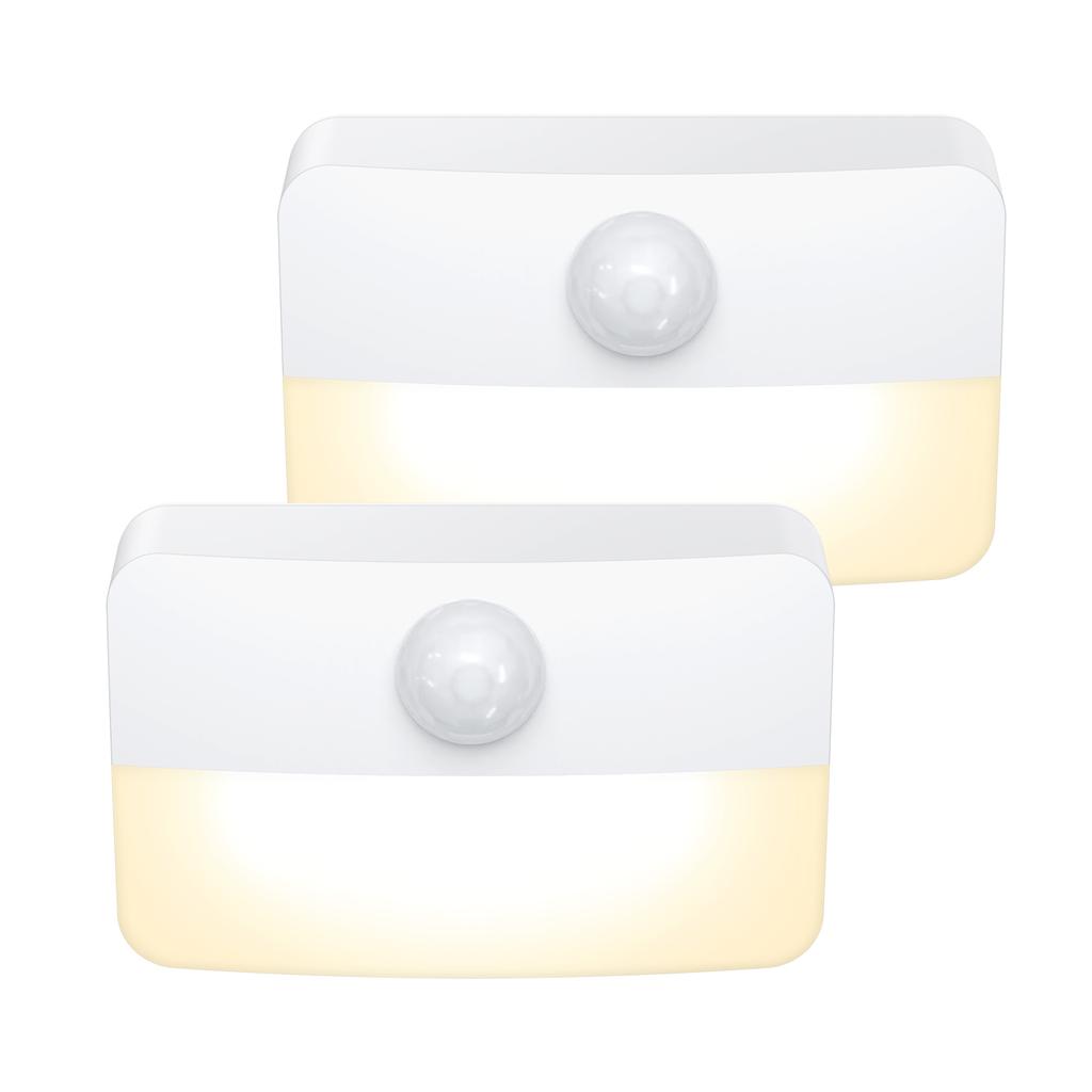 Body Human Sensor Light Cordless LED Night Light Battery-Powered Safe Lights for Stairs Hallway Bathroom Cabinet