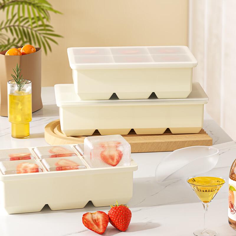 Changbaosen Large Square Silicone Ice Cube Tray