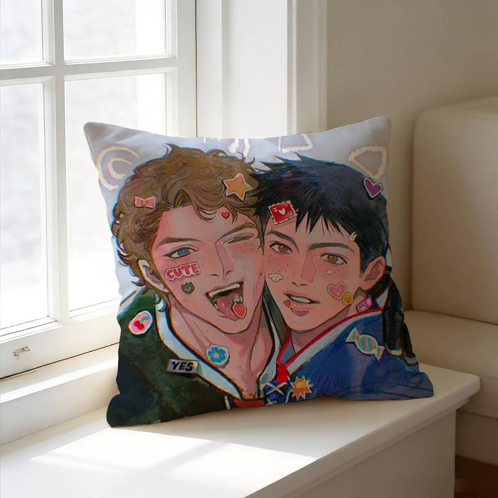 T-TV Shows H-Heated R-Rivalry Square Double-Sided printed Pillow Case Bedroom Bedside Pillow Sofa Cushion Cover
