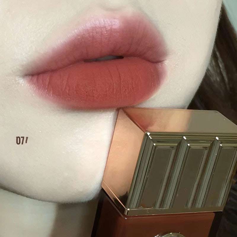 Flower Velvet Matte Lip Gloss Know Sexy Powder Mist Lip Mud Waterproof Lasting Liquid Blush Brown Lipstick Cosmetics Makeup