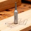 TCT Grooving Cutter VShaped Grooving Tool Metal Woodworking Milling Cutter for Wood Bending Circular Groove Milling