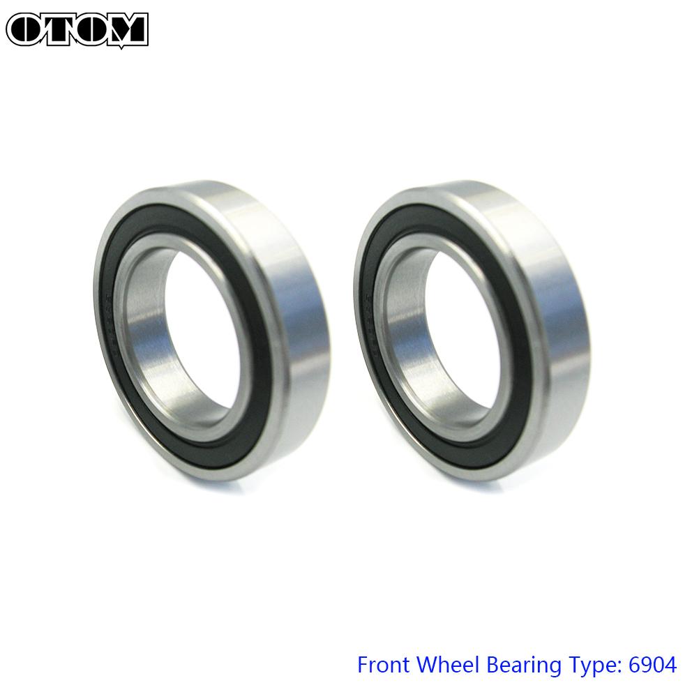 OTOM Motorcycle Front Rear Wheel Hub Oil Seal Bearing Set 6904 6905 For HONDA CRF CRF250R CRF450R CRF250X CRF450RX CRF450L CR500