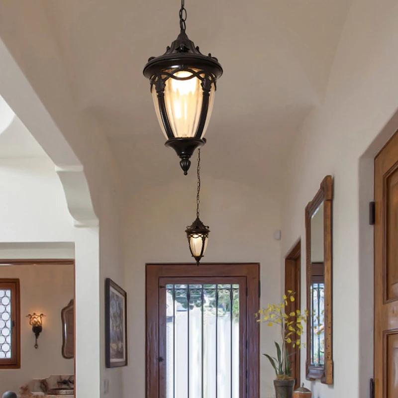 Creative Living Room Decoration Light Personalized Bedroom Nordic Retro American Style Wrought Iron Ceiling Light Chandelier