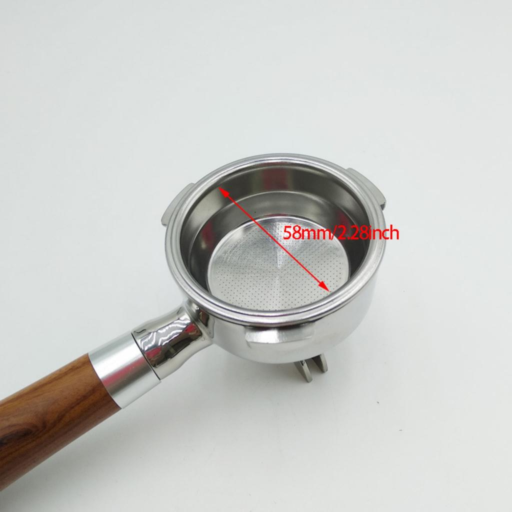 58mm Espresso Machine Wood Handle Coffee Machine Part for Enhancing Coffee Making Experience and Ergonomic Designs