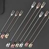 304 Stainless Steel Double-Head Cocktail Stirring Spoon Fork