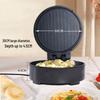 Electric Double-Sided Crepe & Pancake Maker with Deepened Heating for Frying & Grilling