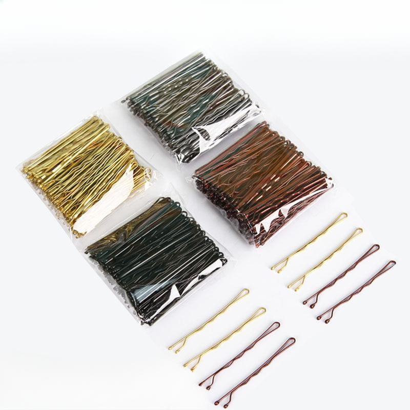 

Alloy Wavy Straight Clips Non-peeling Steel Wire Bangs Clips Bride s Hair Clips 11889#