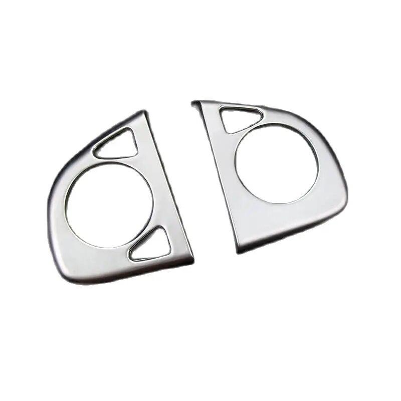 Car Steering Wheel switch button control ABS Matte Accessories Sticker for Honda CRV CR-V 2012 13 14 15 2016 Trim Cover 2pcs