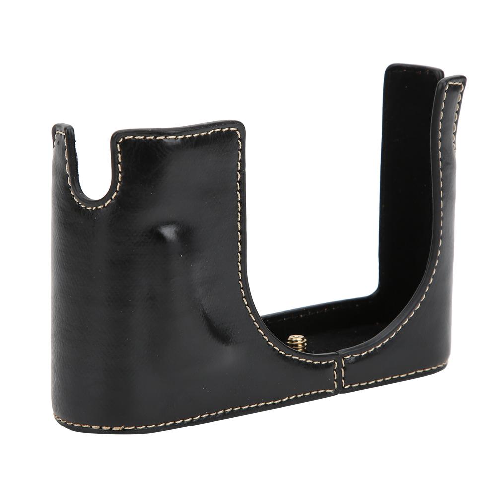 PU Leather Case ive Half Body Cover for Q Camera