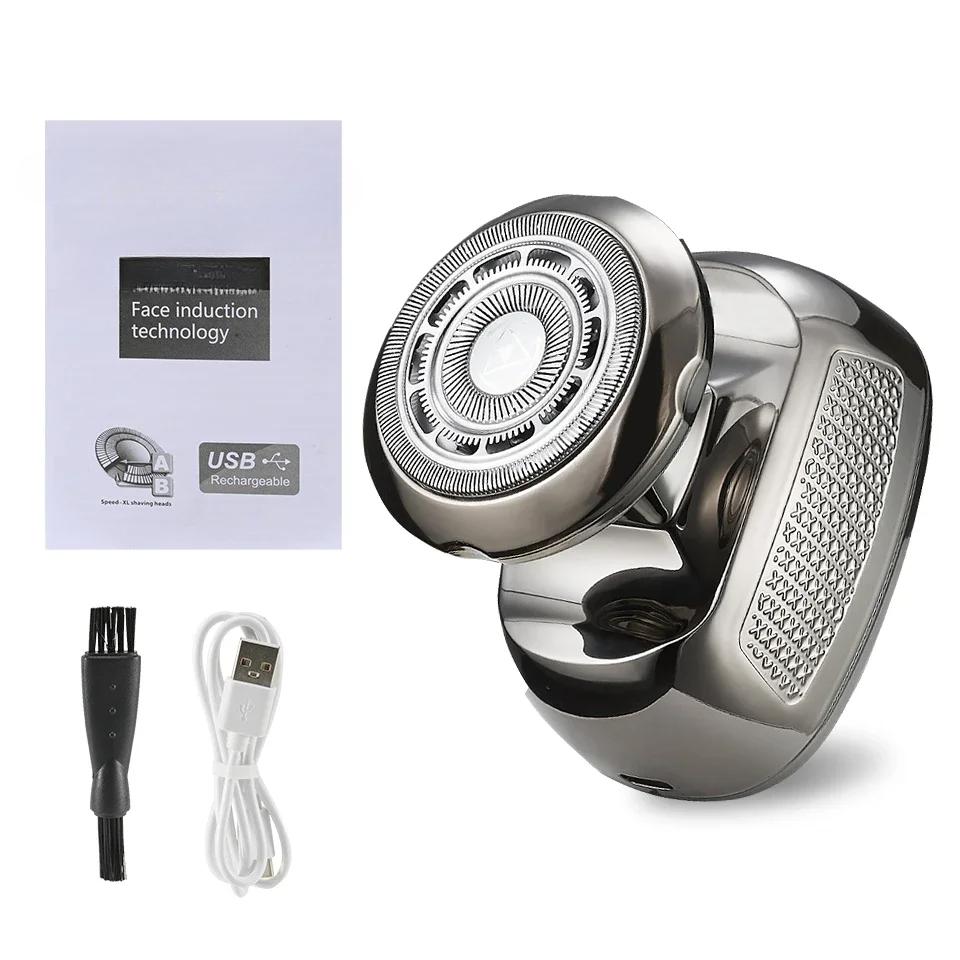 

Многофункциональный набор для ухода 5 в 1 Мужская перезаряжаемая электрическая бритва для лысой головы Триммер для бороды, носа, ушей Бритва Машинка для стрижки