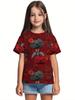 Girl Clothes Funny Pumpkin Graphic T-Shirt for Boys Girls Halloween Short Sleeve Tees 2-10Y Halloween Gift Party Kids Clothing
