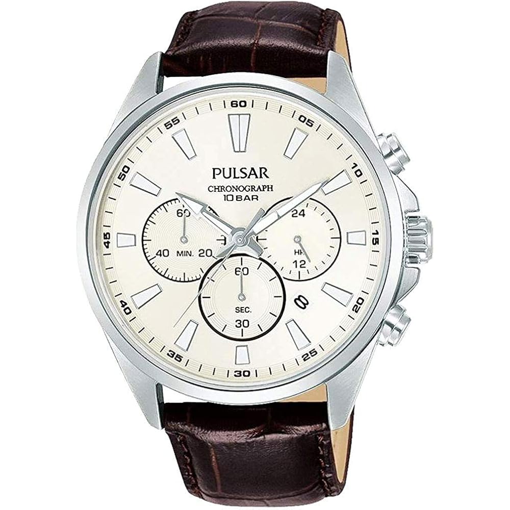 [Set] [Pulsar] Seiko SEIKO Pulsar PULSAR Chronograph Watch PT3A49X1 & Microfiber Cloth (13×13 cm)...