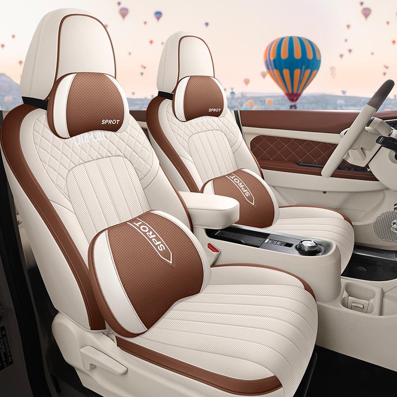 2022 ORA Good Cat Cartoon Car Seat Cover: Full Coverage, One-Piece Design
