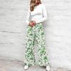 Womens High Waisted Wide Leg Pants Drawstring Palazzo Trousers with Pockets Dot Print Casual Lounge Pant