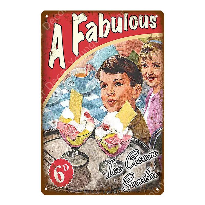 Wonder Bread Metal Signs Handmade Pies Vintage Poster Kitchen Decor Cafe Bar Shop Decorative Plate Food Cook Wall Sticker YI-154