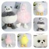 Rabbit Duck Raccoon Plush Toy Plaything Companion Birthday Present Gift Ornament