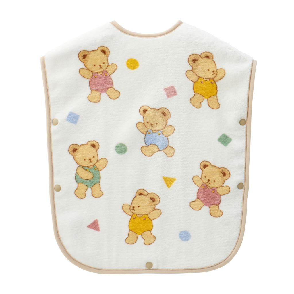 MIKI HOUSE Cotton Bear Made In Prevents Colds While Cold Weather For Boys and Infant Ivory Sleeper, Design, Japan, Sleeping, Protection, Girls, Baby,