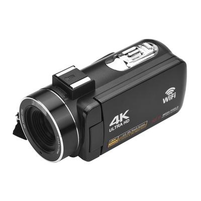 4K Digital Video Camera WiFi Camcorder DV Recorder 56MP 18X Digital Zoom 3.0 Inch IPS Touchscreen Supports Face