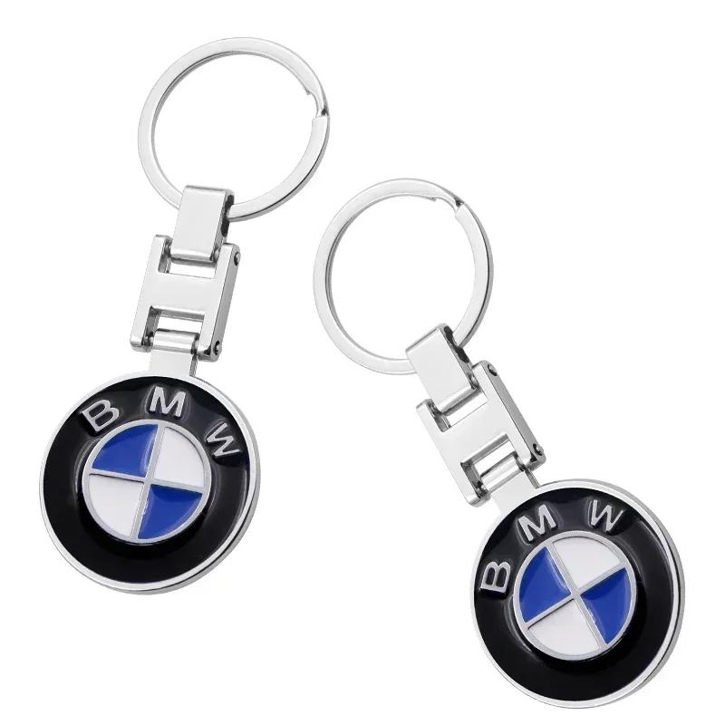 E60 E93 2025 Hot For BMW 1pc Car Badge Emblem Keychain Metal Car Key Ring Car Decoration Keychain For Bmw E46 E90 E60 E39 F30 E3