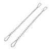 2 Pcs Hanging Chair Chain 660lbs Load Capacity Stainless Steel Hammock Chain with 4 Spring Snap Hook for Swing Punching Bag