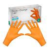 Ampri Style Orange Nitrile Gloves 100 Pieces