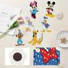 6Pcs Cartoon Characters Series Diamond Art Fridge Magnet Diamond Painting Refrigerator Magnet DIY Fridge Stickers for Fridge Whiteboards