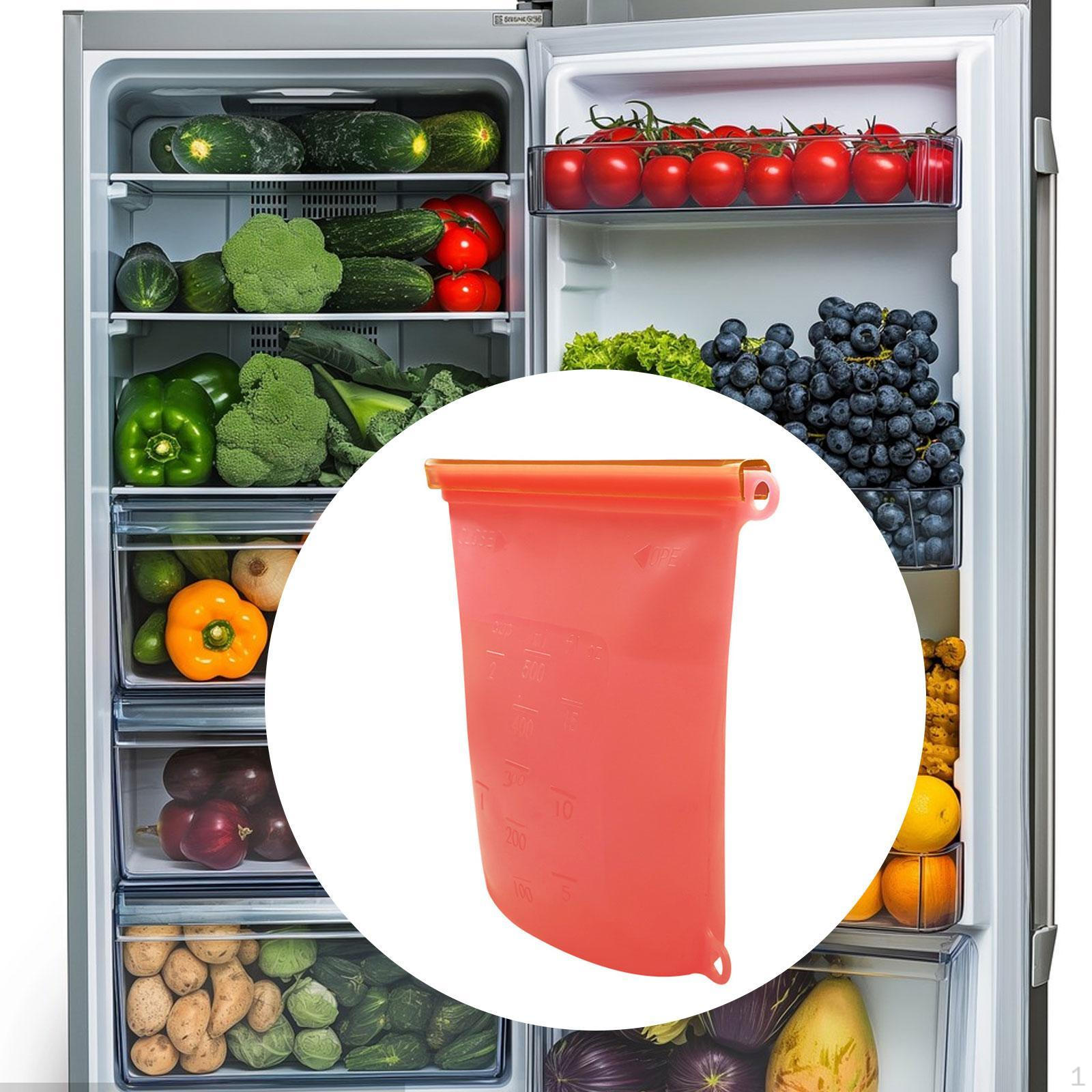 

Food Storage Bag Breastmilk Freezer Bags Zipper Pouch Meal Prep Extra Thick Milk Lunch красный