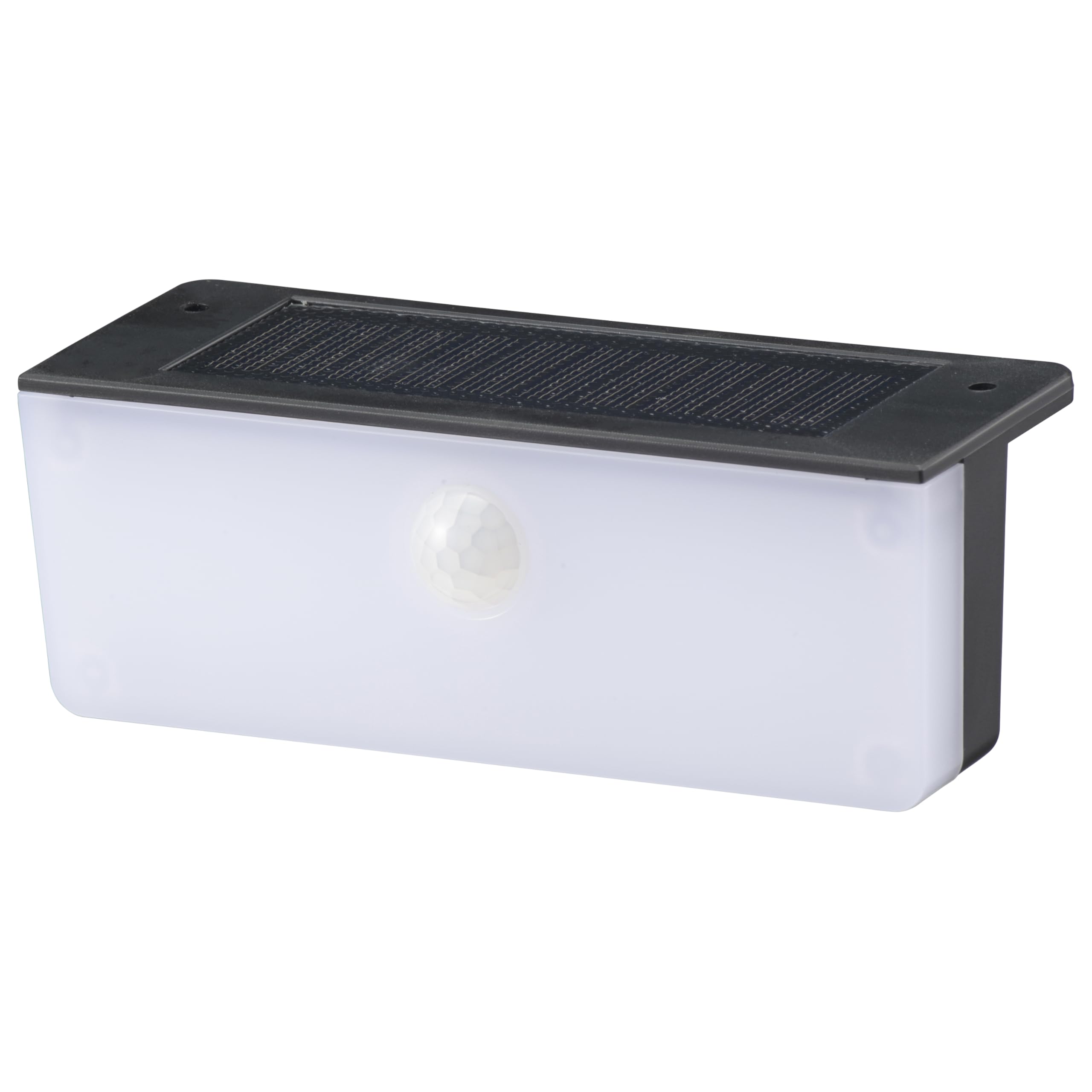 

OHM LED Sensor Wall Light, Solar Rechargeable, Daylight White, 100 Lumens, Outdoor, Waterproof, IP65, Motion Sensor, Light Sensor, LS-B100JOW-SD