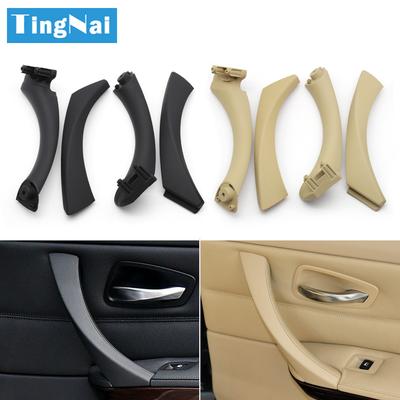 Beige Black Interior Passenger Door Pull Handle Cover Trim For BMW 3 Series E90 E91 E92 316i 318i 320i 325i 328i 2004-2012
