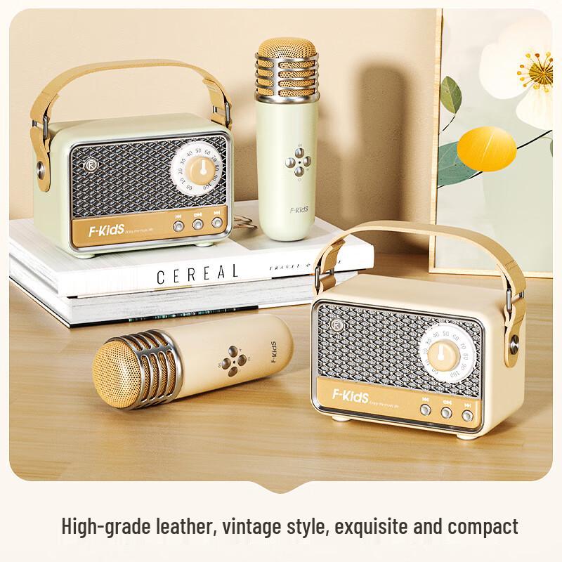 iKF M5 Portable Wireless KTV Microphone & Bluetooth Speaker CN plug (adapter included)