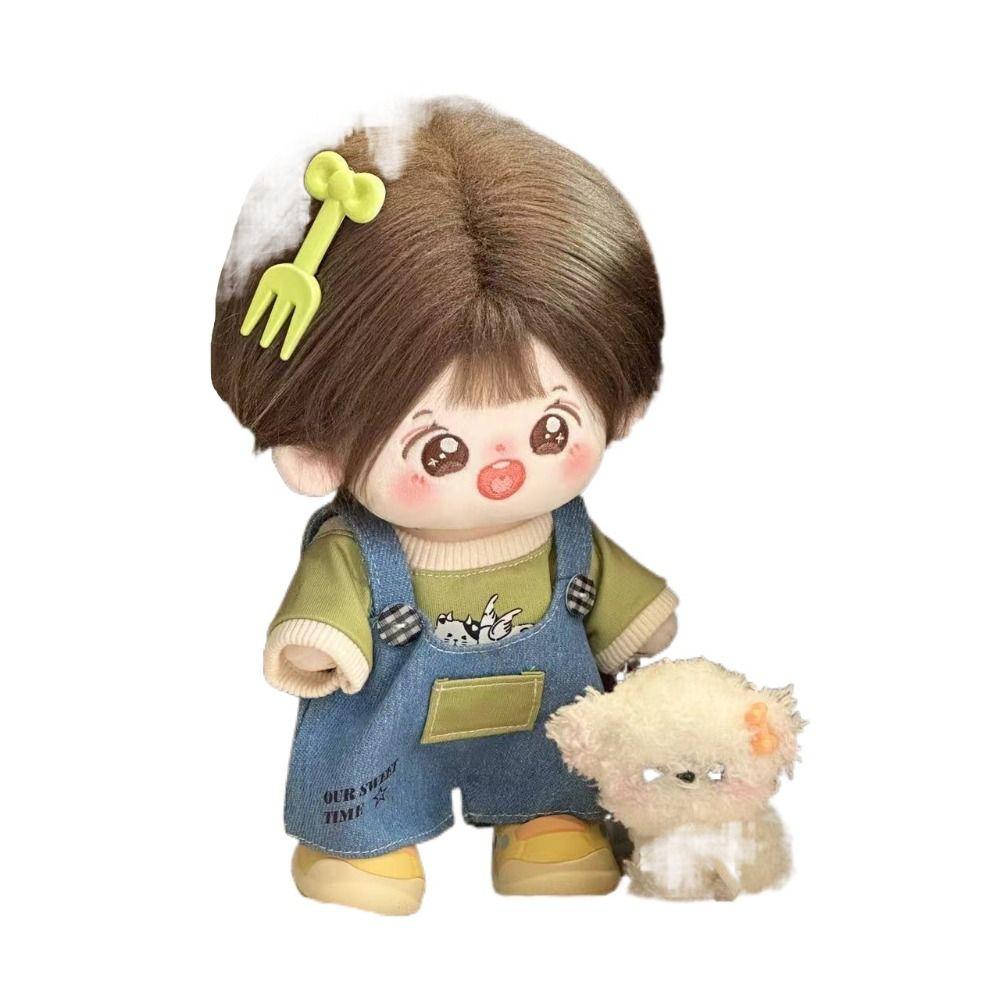Multicolor Doll Overall Set Dress Up Star Doll Clothes 20cm Cotton Doll's Clothes  Children Gift
