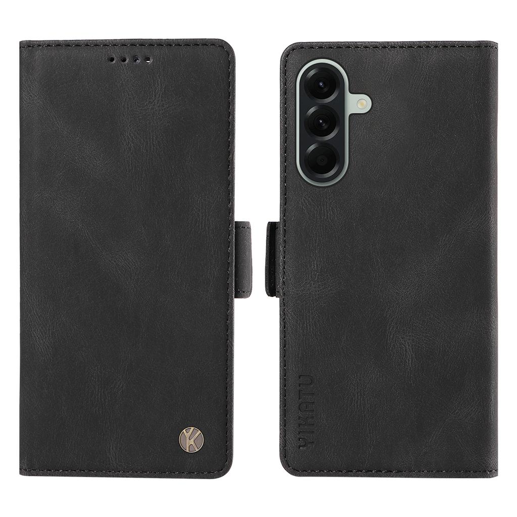 For Samsung Galaxy A57 5G Leather Case YIKATU YK-005 Skin-touch Feeling Wallet Phone Cover