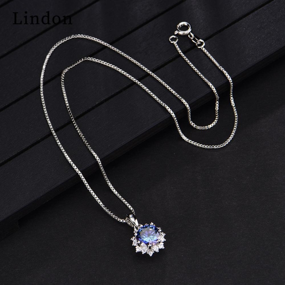 Lindon Kobiety Naszyjnik Wisiorek Stop Miedzi Cyrkon Moda Prezent