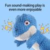 Lovely Dinosaurs Squeaky Dog Chew Toy for Interactively Fun Playing Anxiety Reliefs with Chew Resistant Easyly Washing