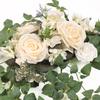 2Pcs Wedding Arch Flowers Welcome Signs Floral Swags Crafting Corner Row Backdrop Decor Garland Ornament for Party Entryway