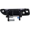 Black No Painted Front Rear Exterior Door Outer Handle Compatible With Honda Civic 2001 2002 2003 2004 2005 (Front Left)