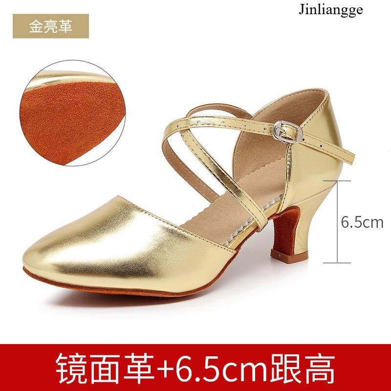 Women Dance Shoes Latin Party Tango Jazz Elegant Dancing Shoes Lace-up Suede Sole Closed Toe Microfiber Leather 7 Colors