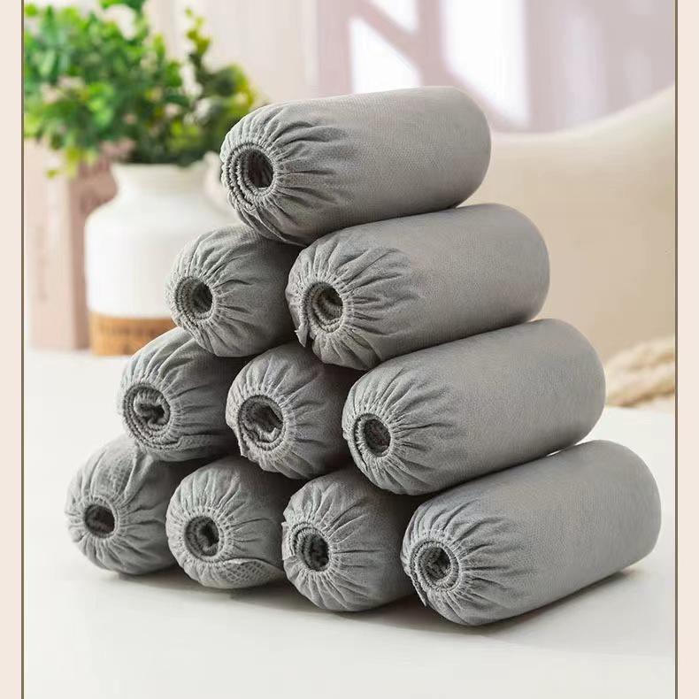 Waterproof Thickened PE Non-woven Disposable Shoe Covers for Household Use