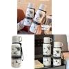 Gardenia Flower Insulated Vacuum Flask With Tea Leak For Home Office Use