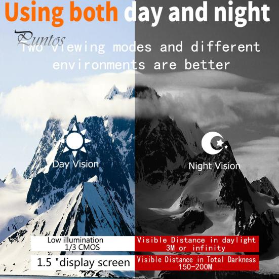 Night Vision Goggles Binoculars Large Screen Design Rechargeable Binoculars Camping Infrared Night Vision Goggles Surveillance Equipment