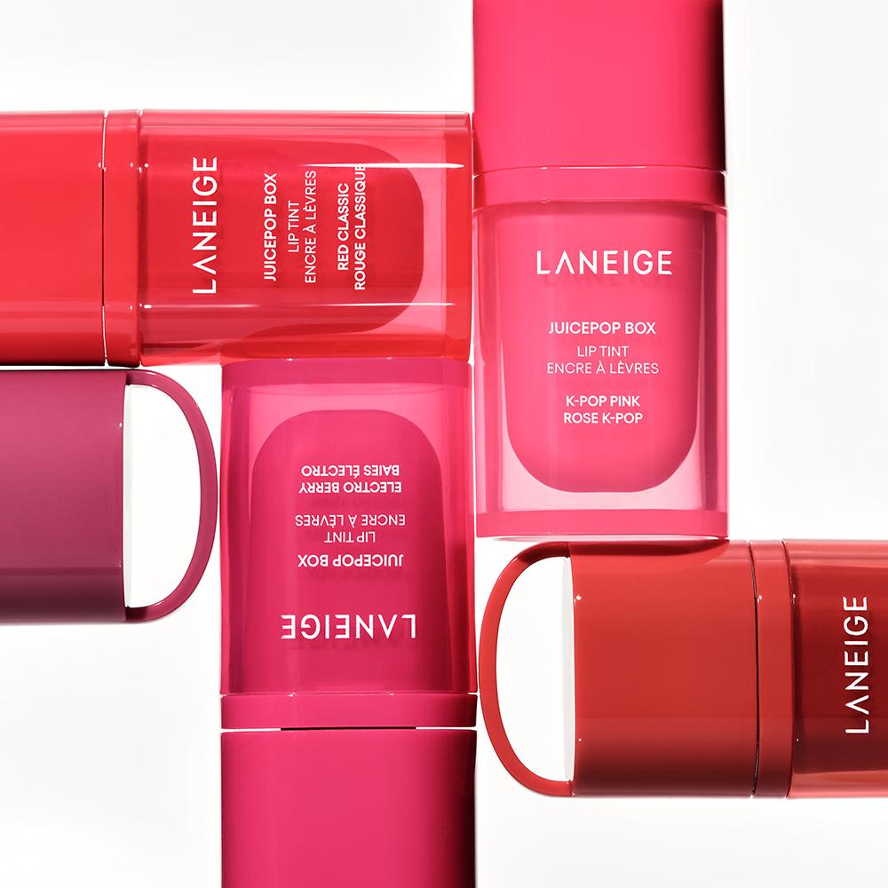 Laneige Juicepop Box Lip Tint 4.5g - 3 Lofi Mauve, Moisturizing Glossy, Korean