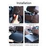 Car Steering Wheel Table Tray Folding Auto Steering Wheel Desk for Laptop Mount Stand Drink Cup Holder Auto Interior Dining Tray