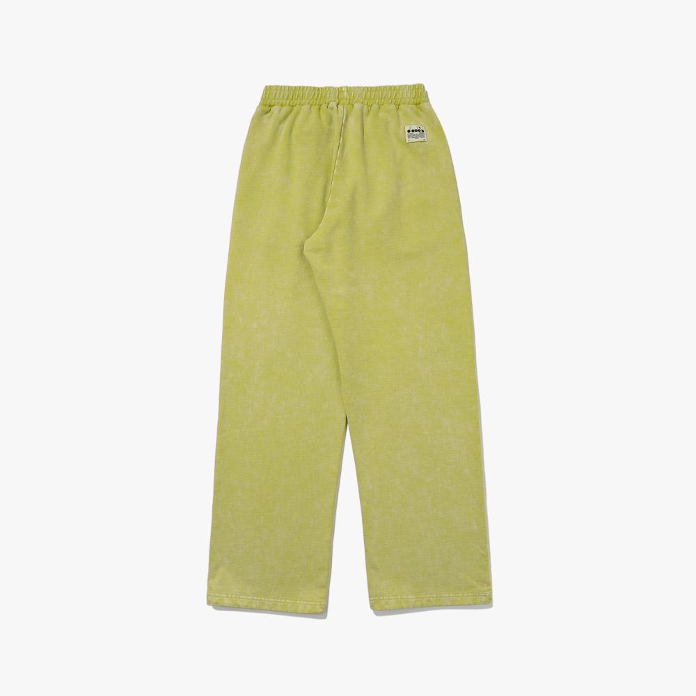 diadora Garment-Washed Sweatpants Lime
